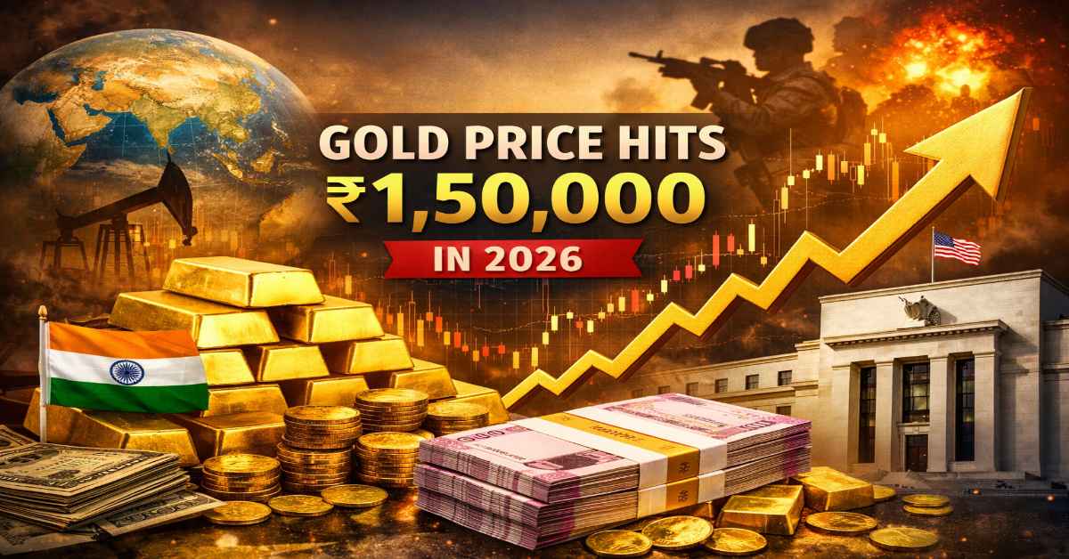 “Gold price crosses ₹1,50,000 in India in 2026”